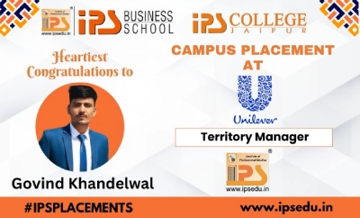 Govind Khandelwal Secures Campus Placement at Unilever as Territory Manager
